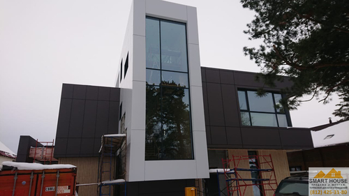 Коттедж из алюмокомпозита