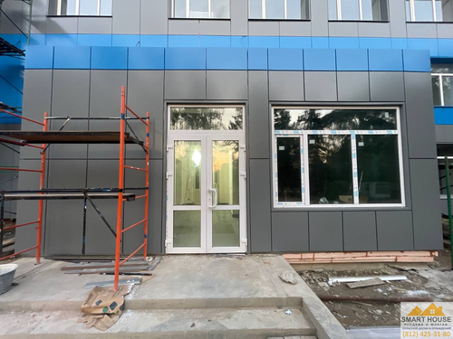 Фасад из композитных панелей