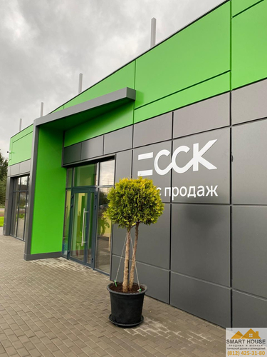 Фасад из композитных панелей